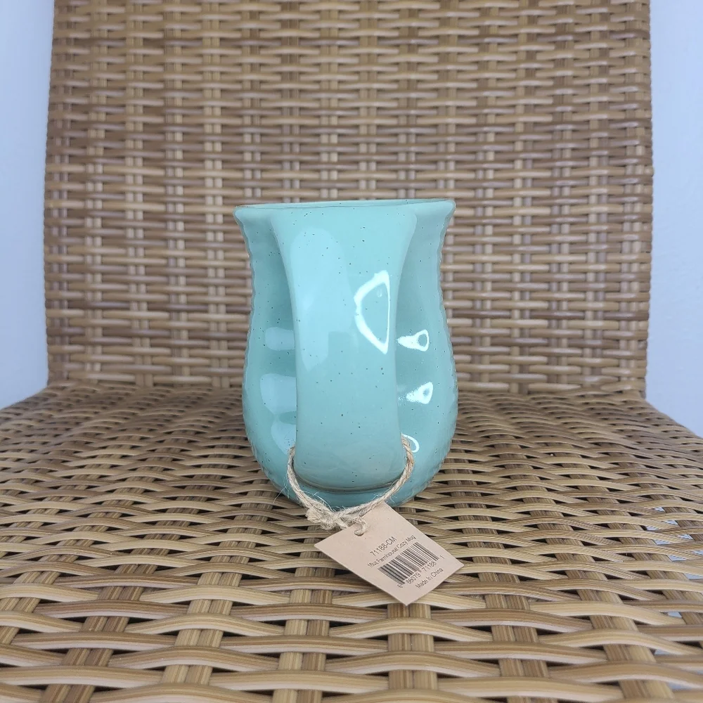 Mug Ceramic Coffee Tea Cup Light Blue New - Picture 3 of 7